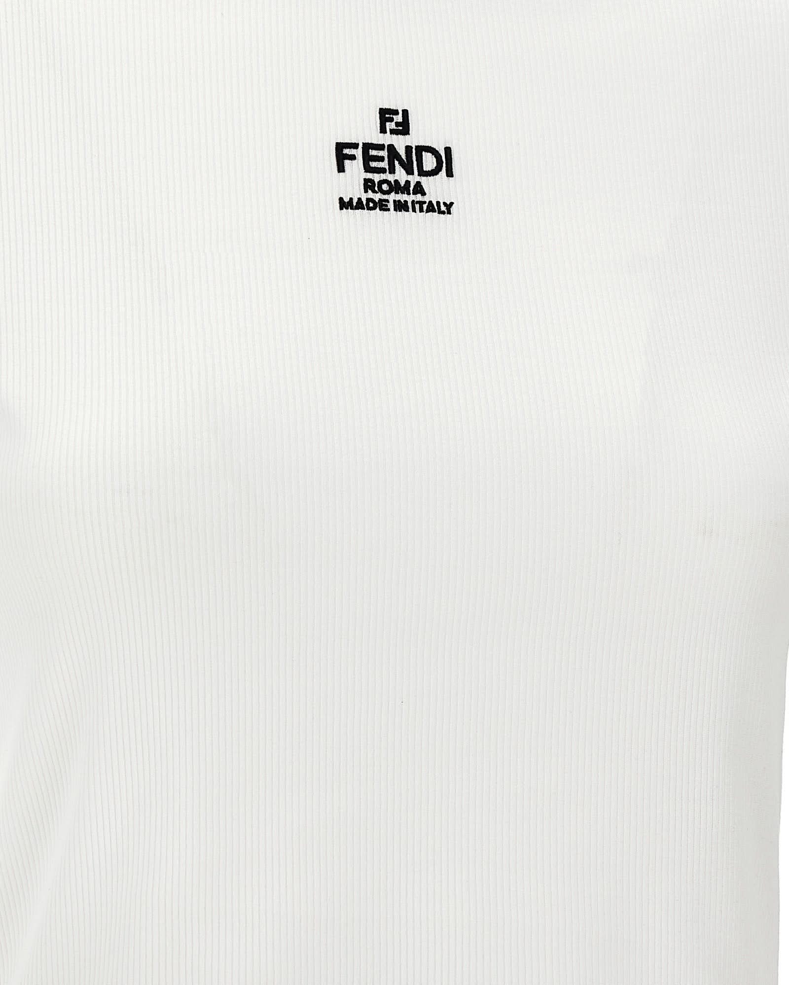 Fendi Cropped T-shirt Glam Steals