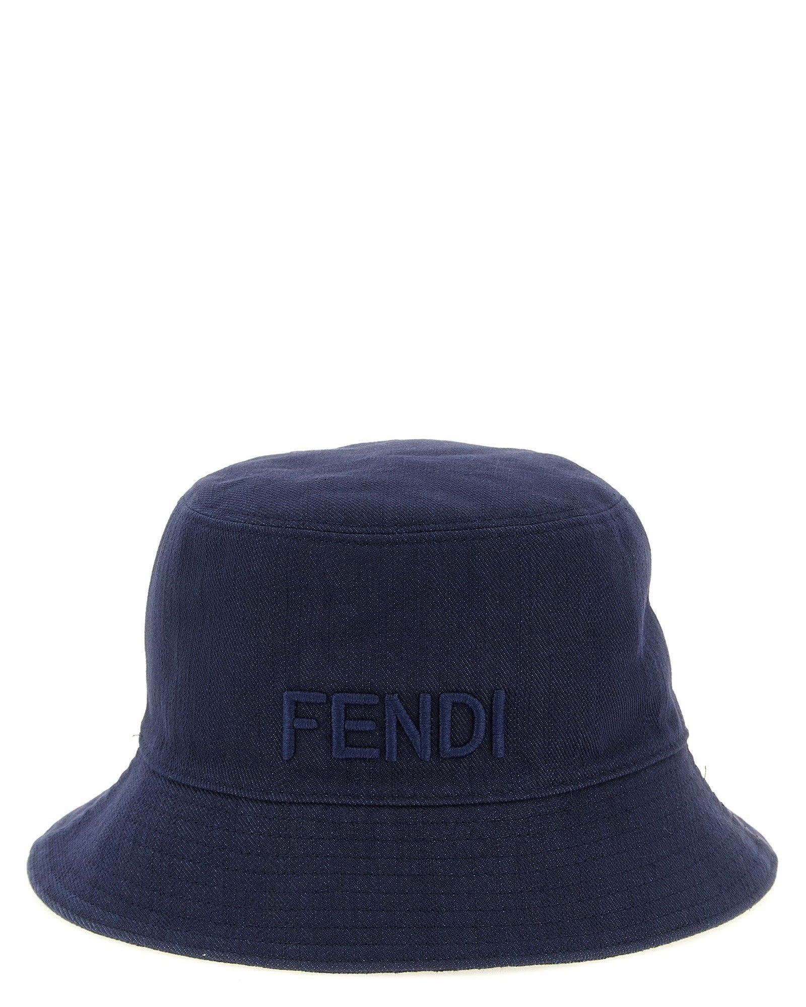 Fendi Denim Reversible Bucket Hat Glam Steals
