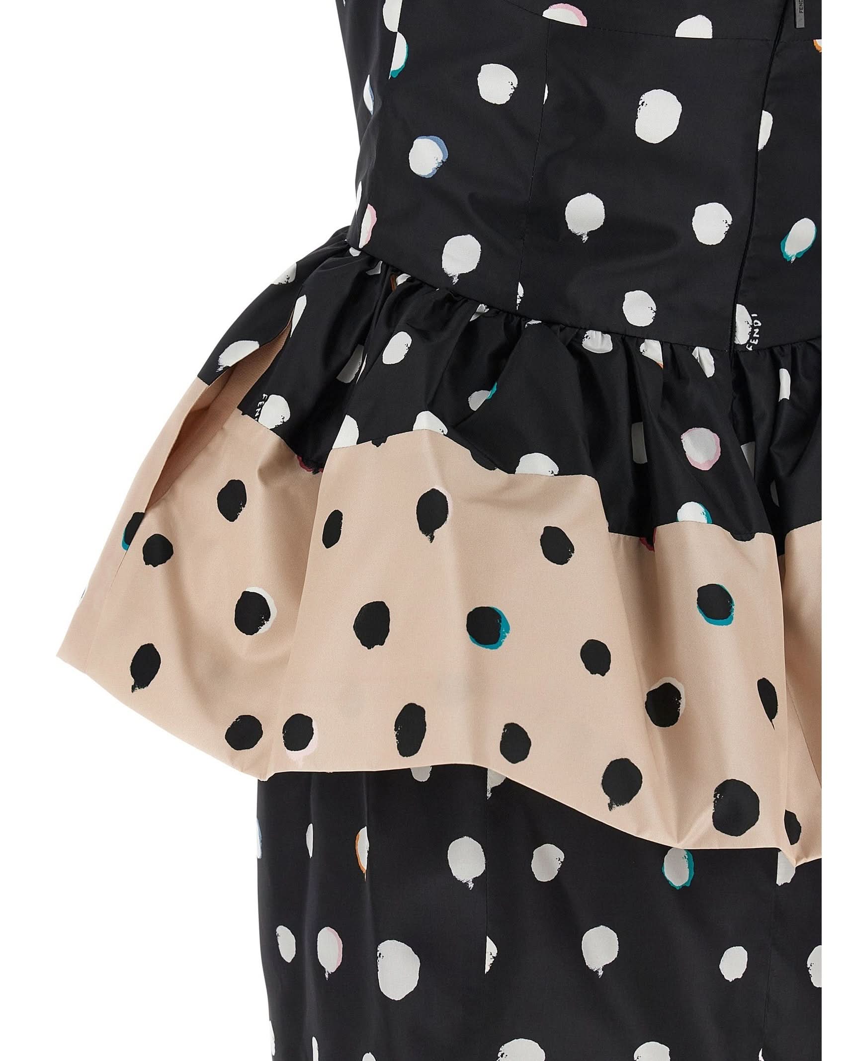 Fendi Falena Dots Dress Glam Steals