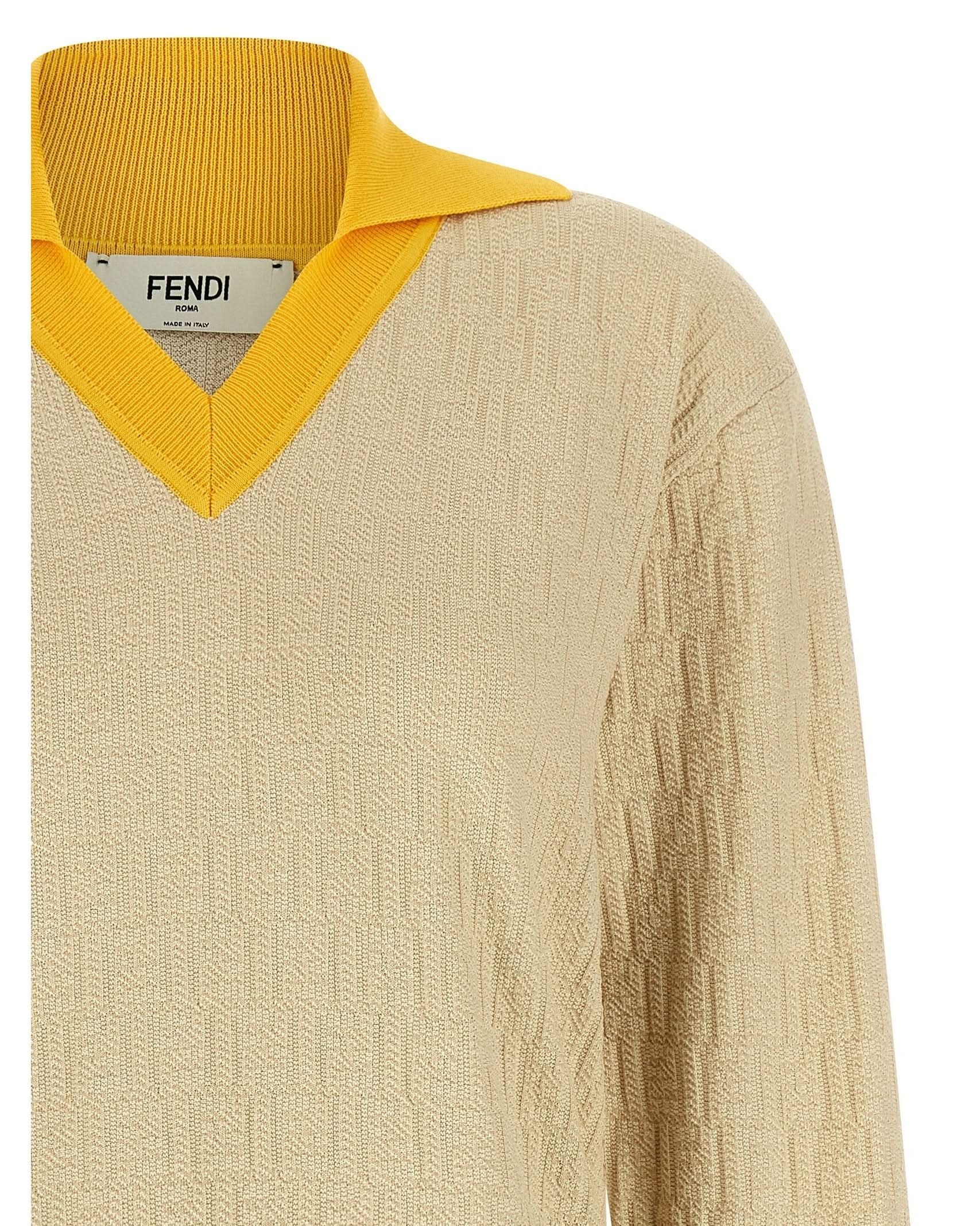 Fendi Ff Jacquard Sweater Glam Steals