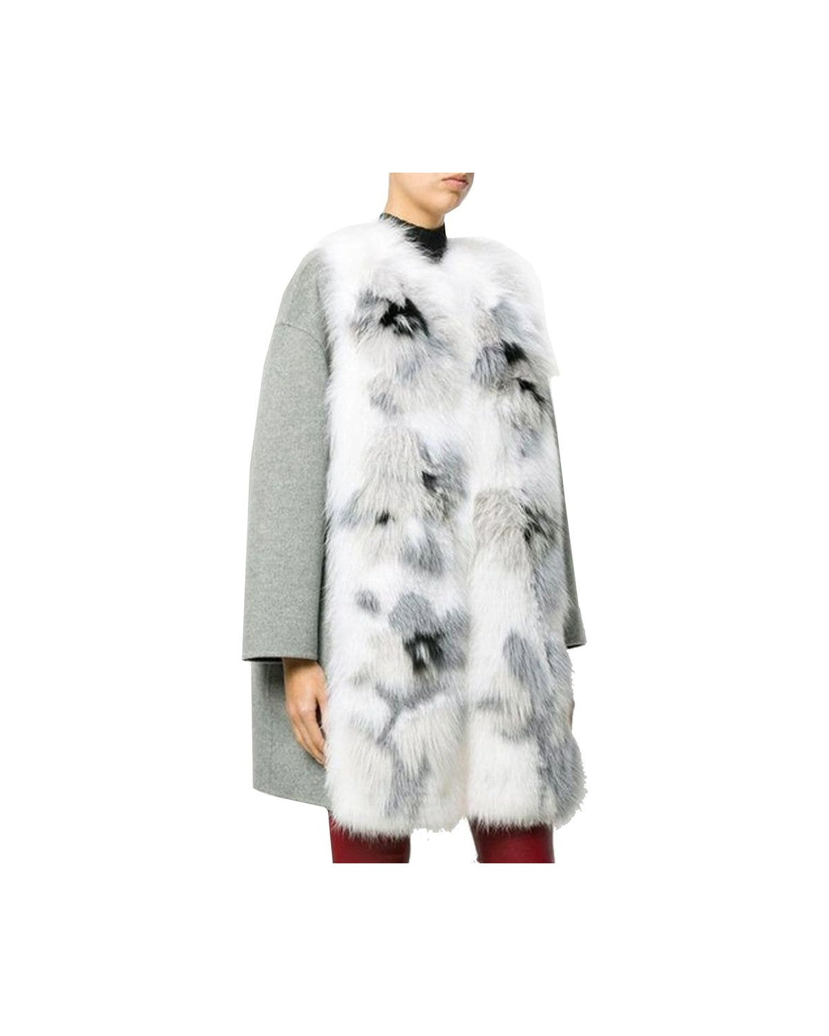 Fendi Gray Cashmere Coat Glam Steals