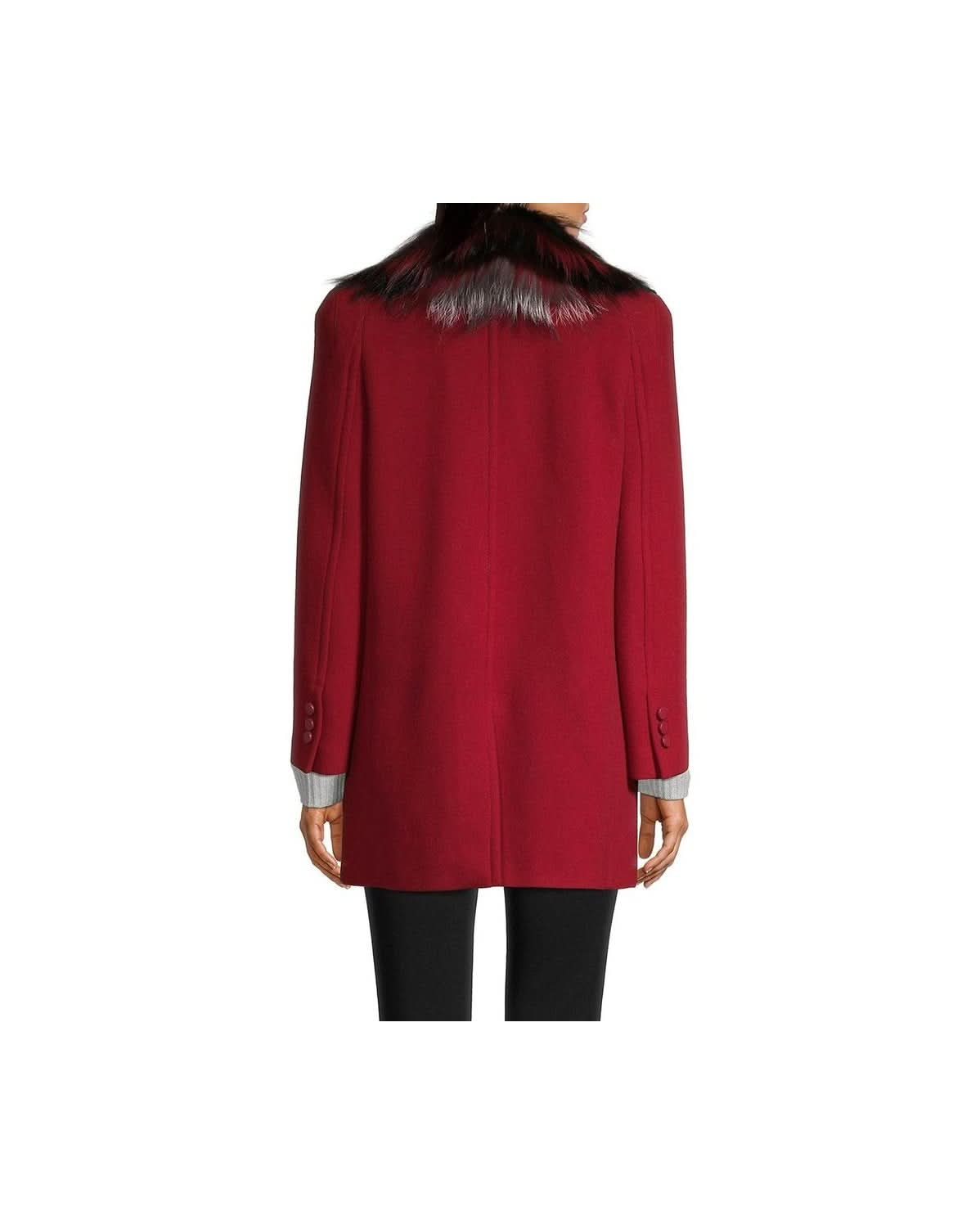 Fendi Multicolor Virgin Wool Coat Coats & Jackets
