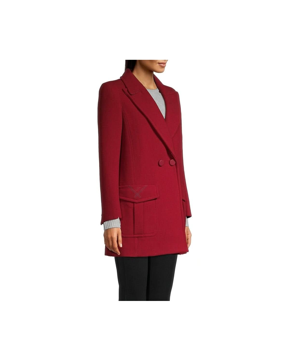 Fendi Multicolor Virgin Wool Coat Coats & Jackets