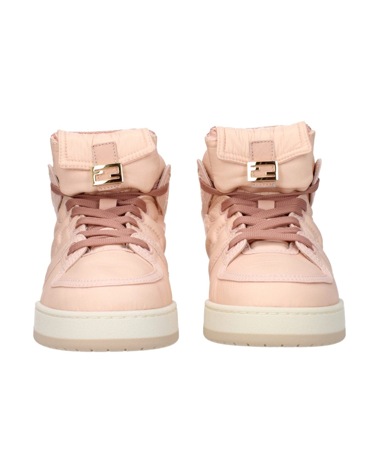 Fendi Pink Nylon High Tops Glam Steals