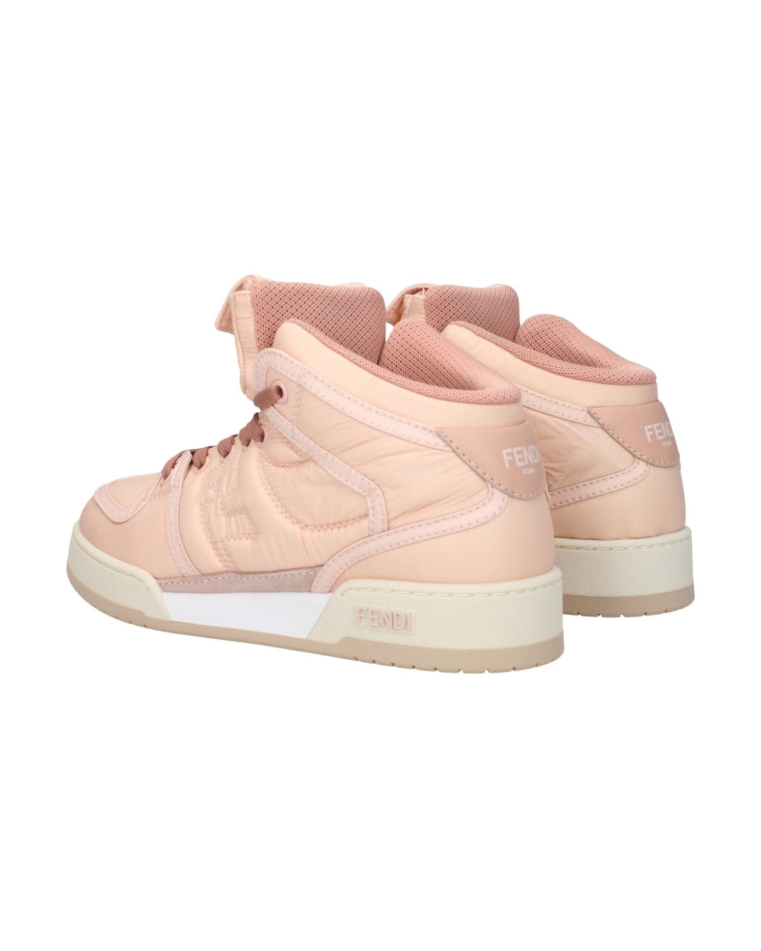 Fendi Pink Nylon High Tops Glam Steals