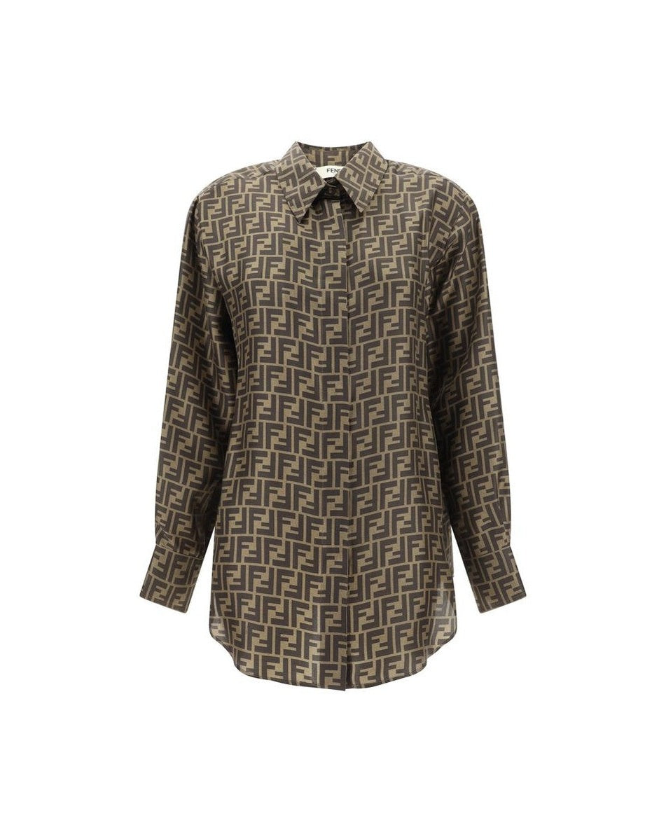 Fendi Twill Shirt Shirts
