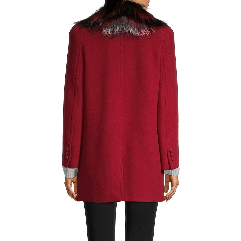 Fendi Wool Fur Collar Coat Glam Steals