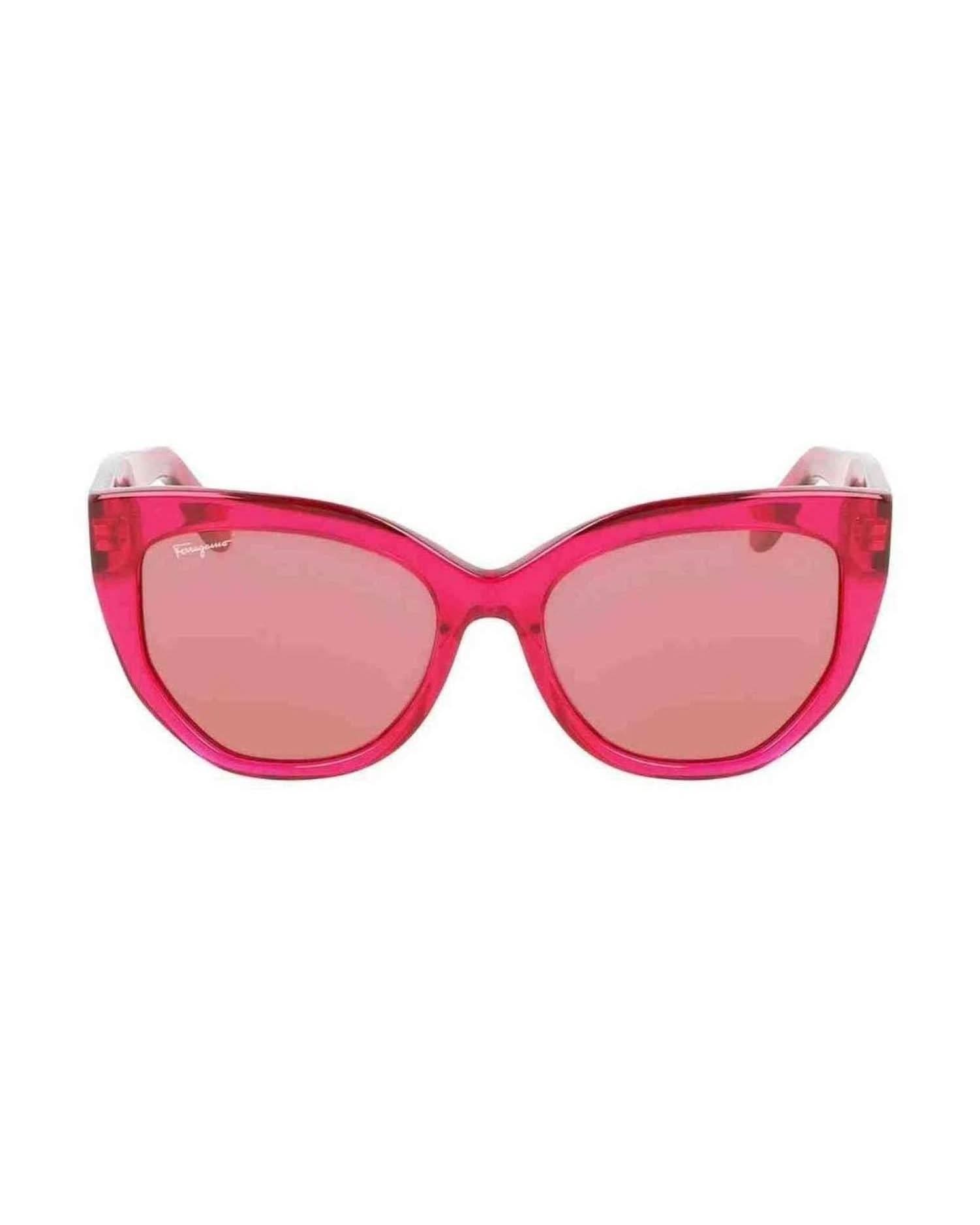 Ferragamo Acetate Red Sunglasses Sunglasses