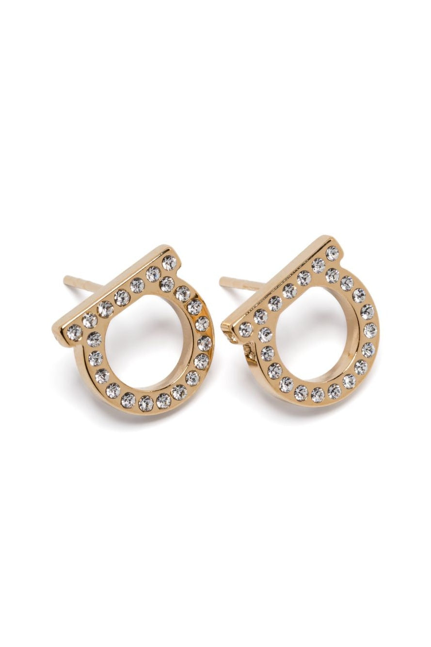 Ferragamo Bijoux Golden Earrings Glam Steals