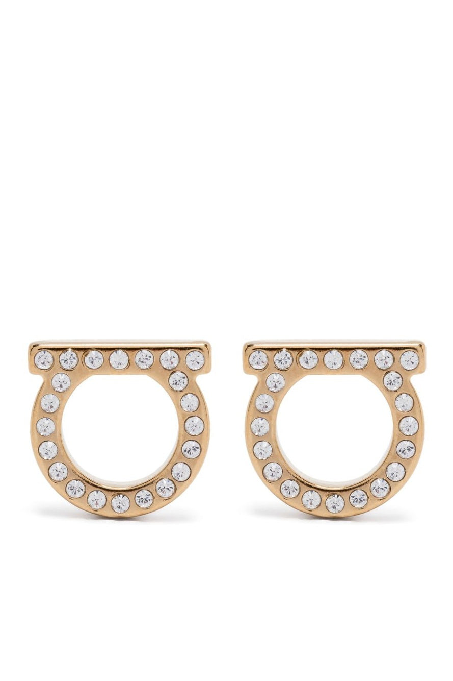 Ferragamo Bijoux Golden Earrings Glam Steals