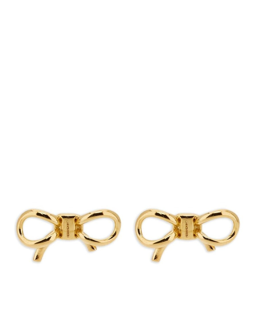 Ferragamo Bijoux Golden Earrings Glam Steals