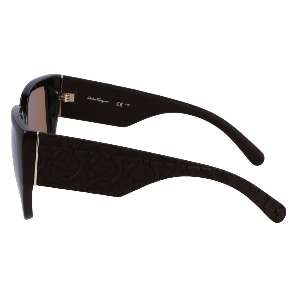 Ferragamo Bio Injected Brown Sunglasses Glam Steals