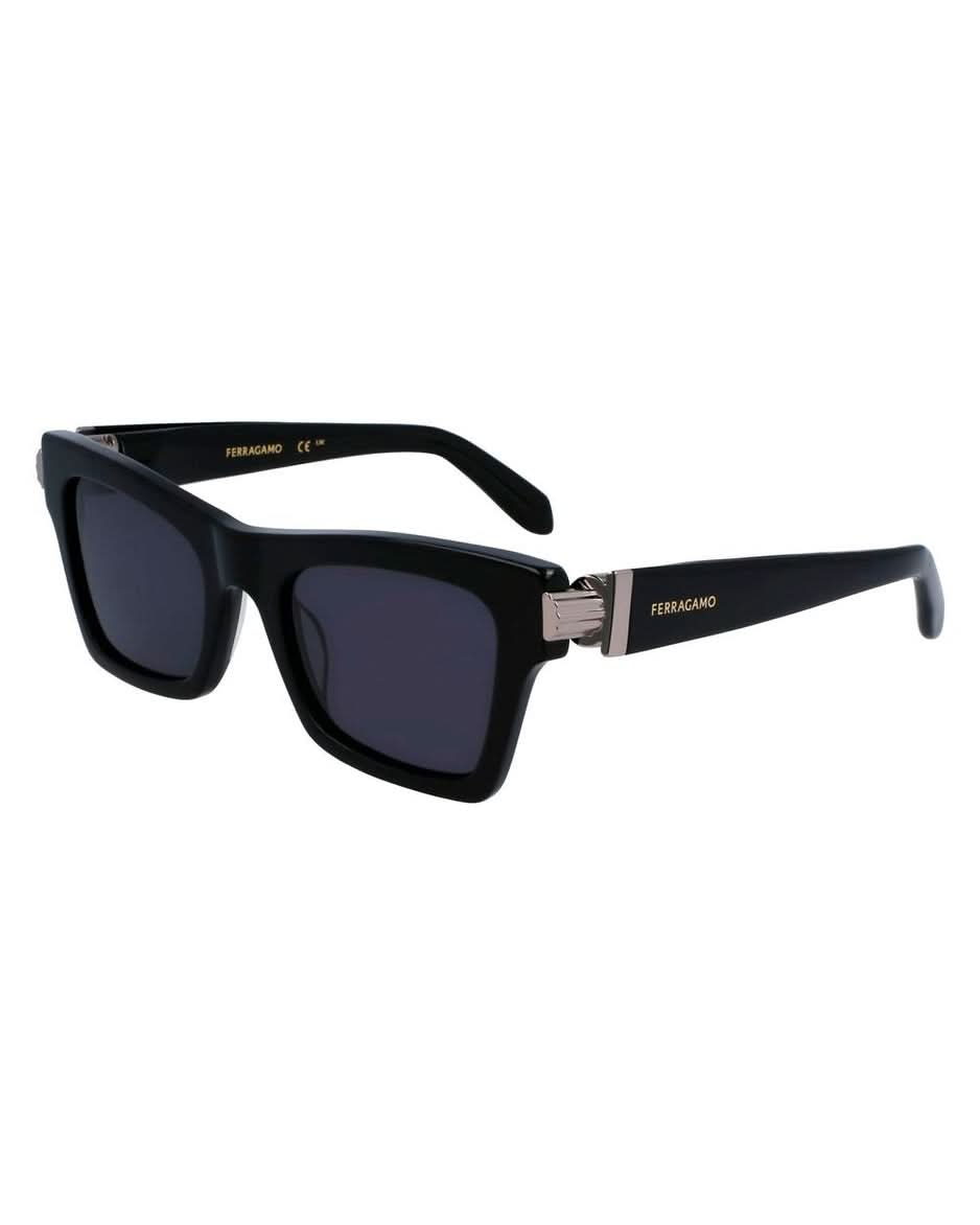 Ferragamo Black Acetate Sunglasses Glam Steals