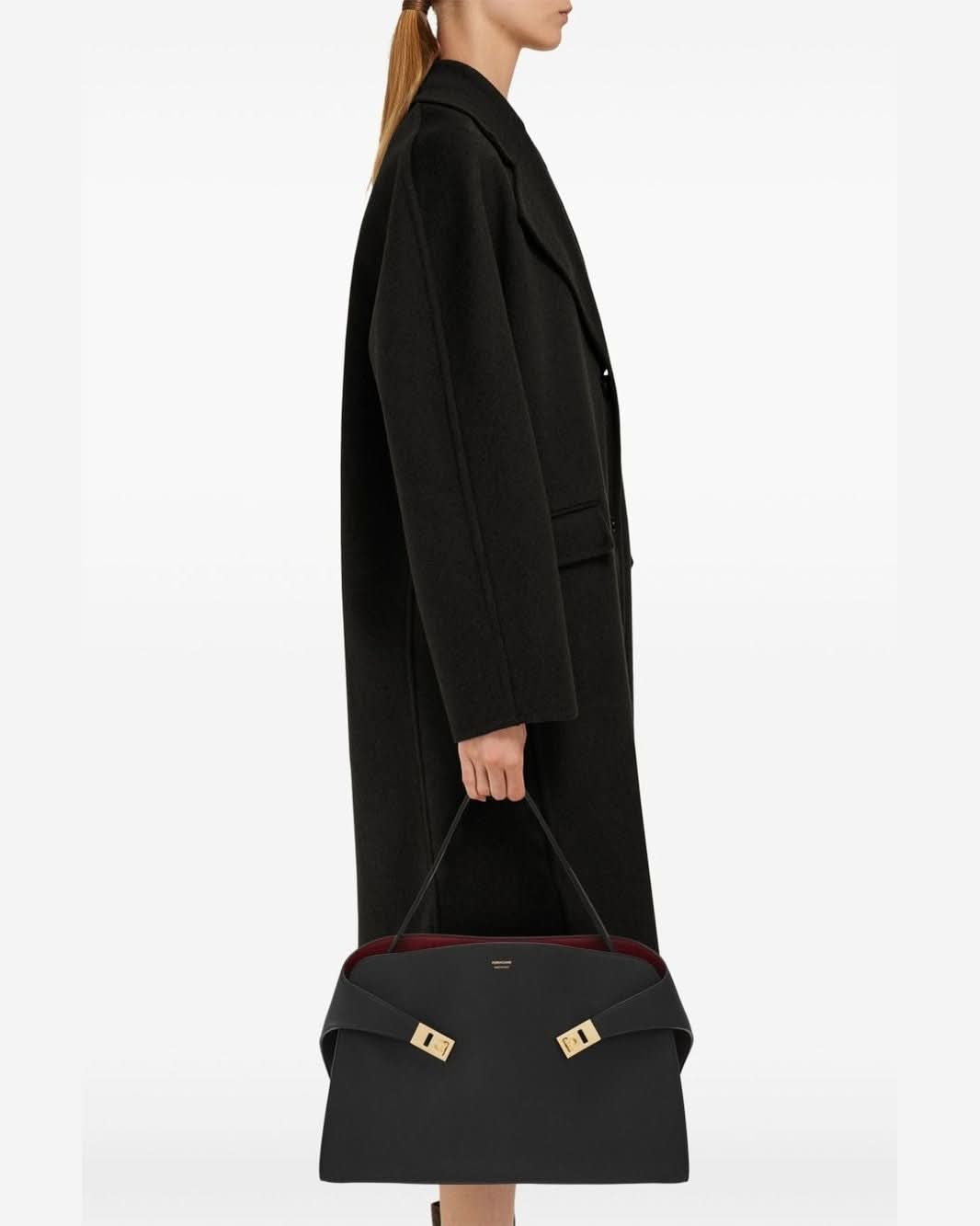 Ferragamo Black Bag Shopper