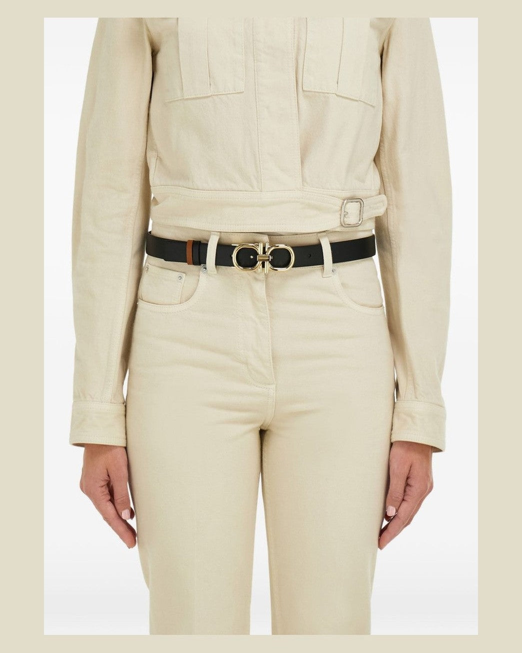 Ferragamo Black Belts Glam Steals