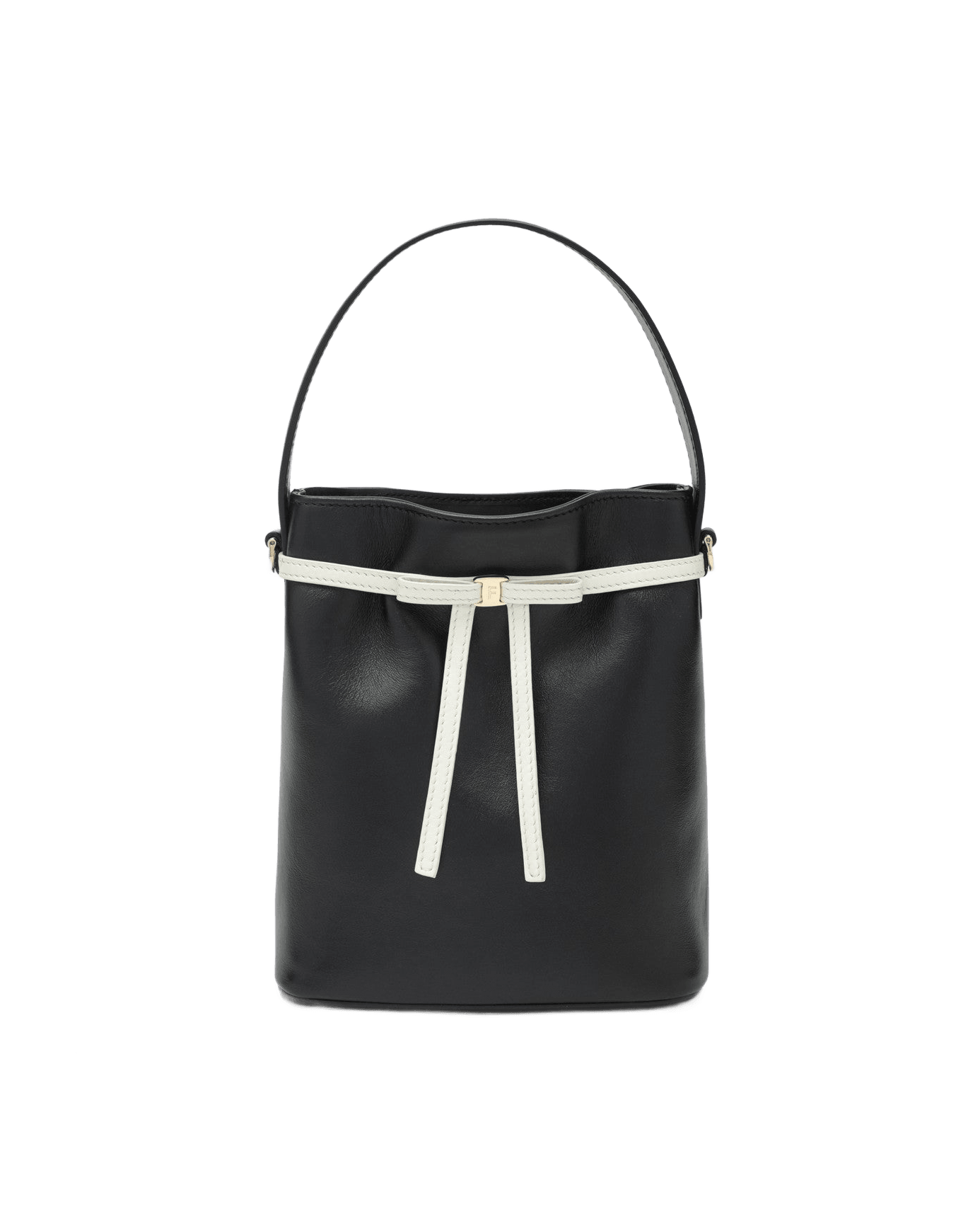 Ferragamo Black Bow Bucket Bag Glam Steals