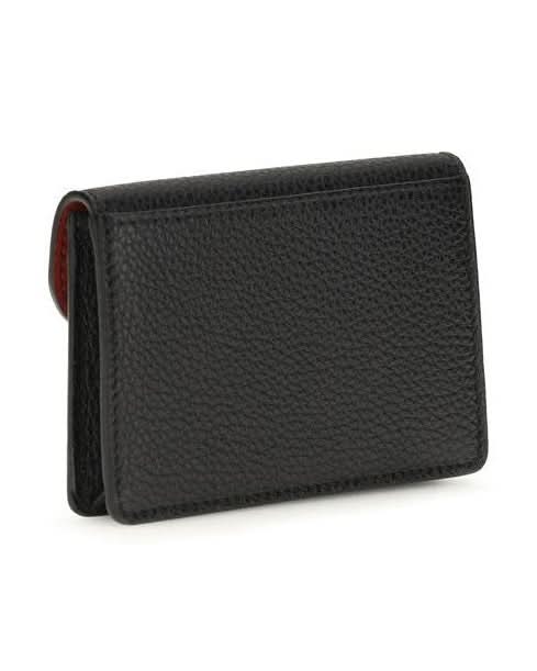 Ferragamo Black Calf Leather Bos Taurus Wallet