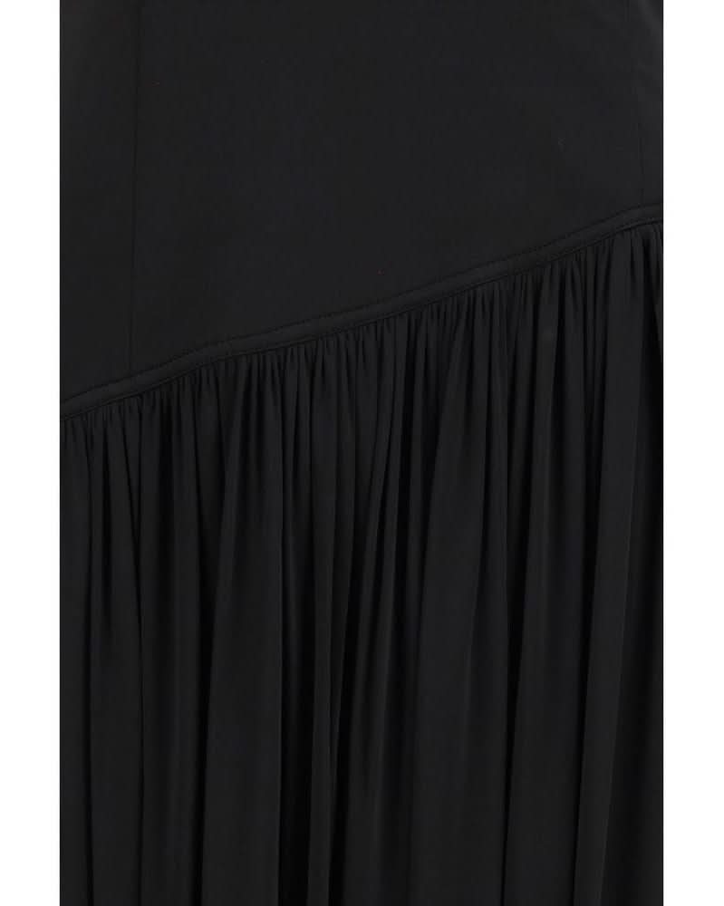 Ferragamo Black Viscose Cocktail Dress