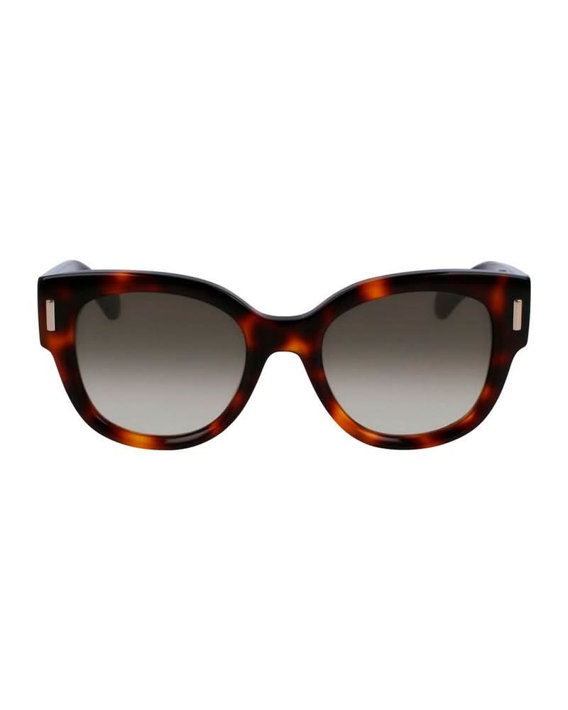 Ferragamo Brown Acetate Sunglasses Glam Steals