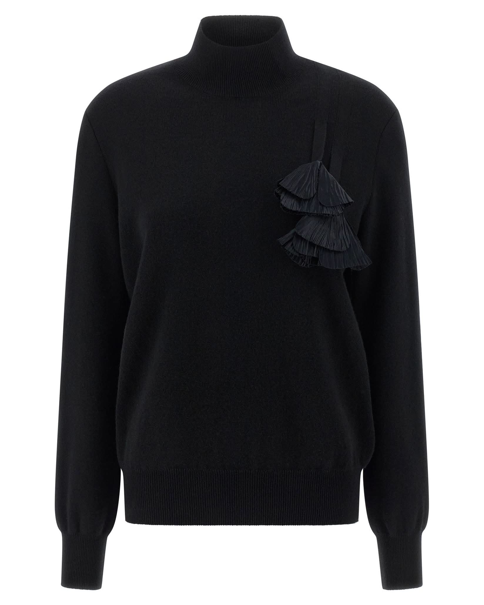 Ferragamo Floral Insert Sweater Glam Steals