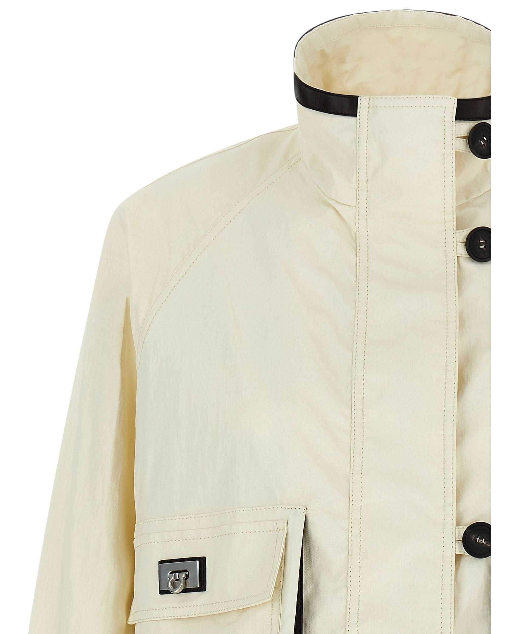 Ferragamo Linen Tech Jacket Glam Steals