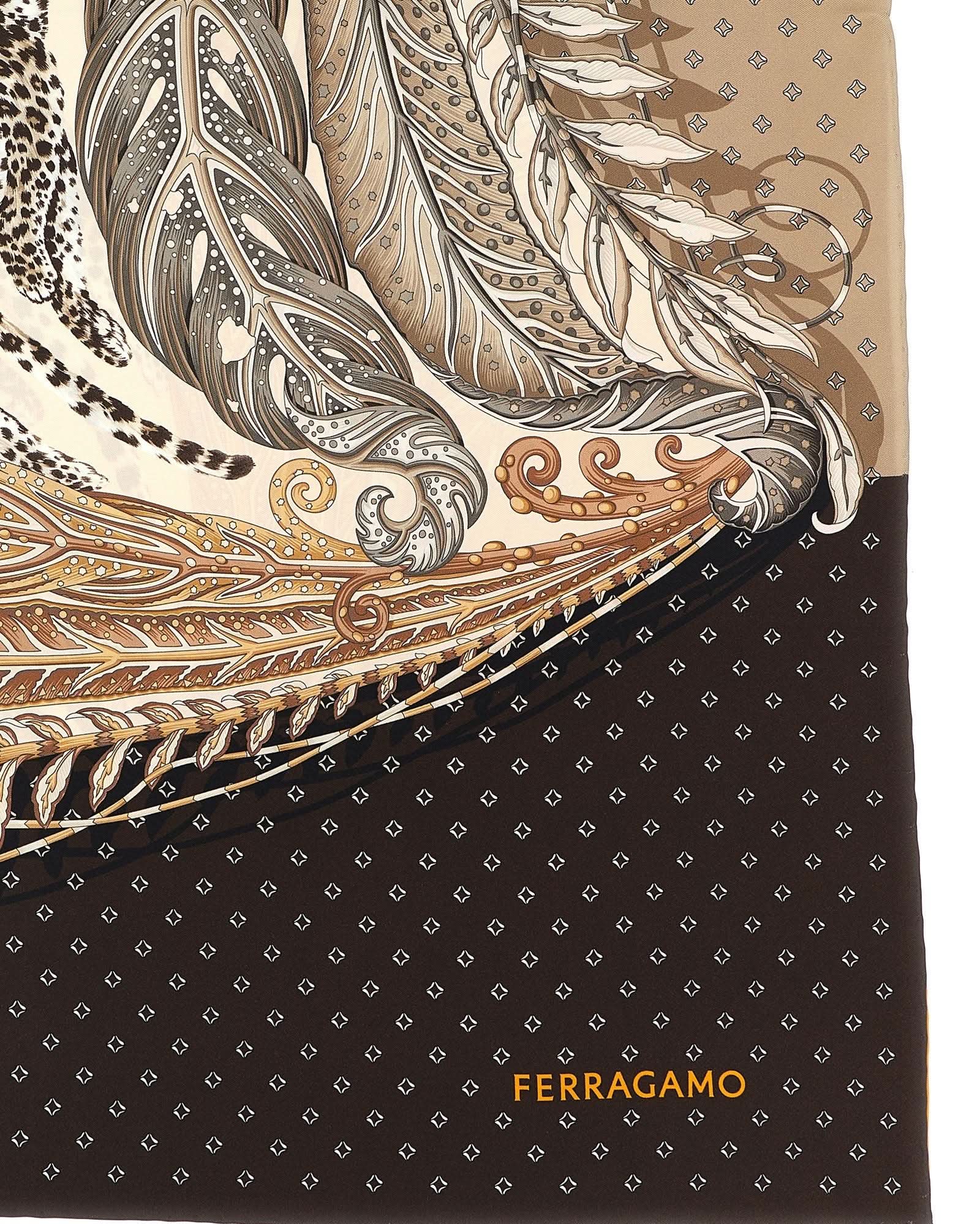 Ferragamo Madras Print Scarf Glam Steals