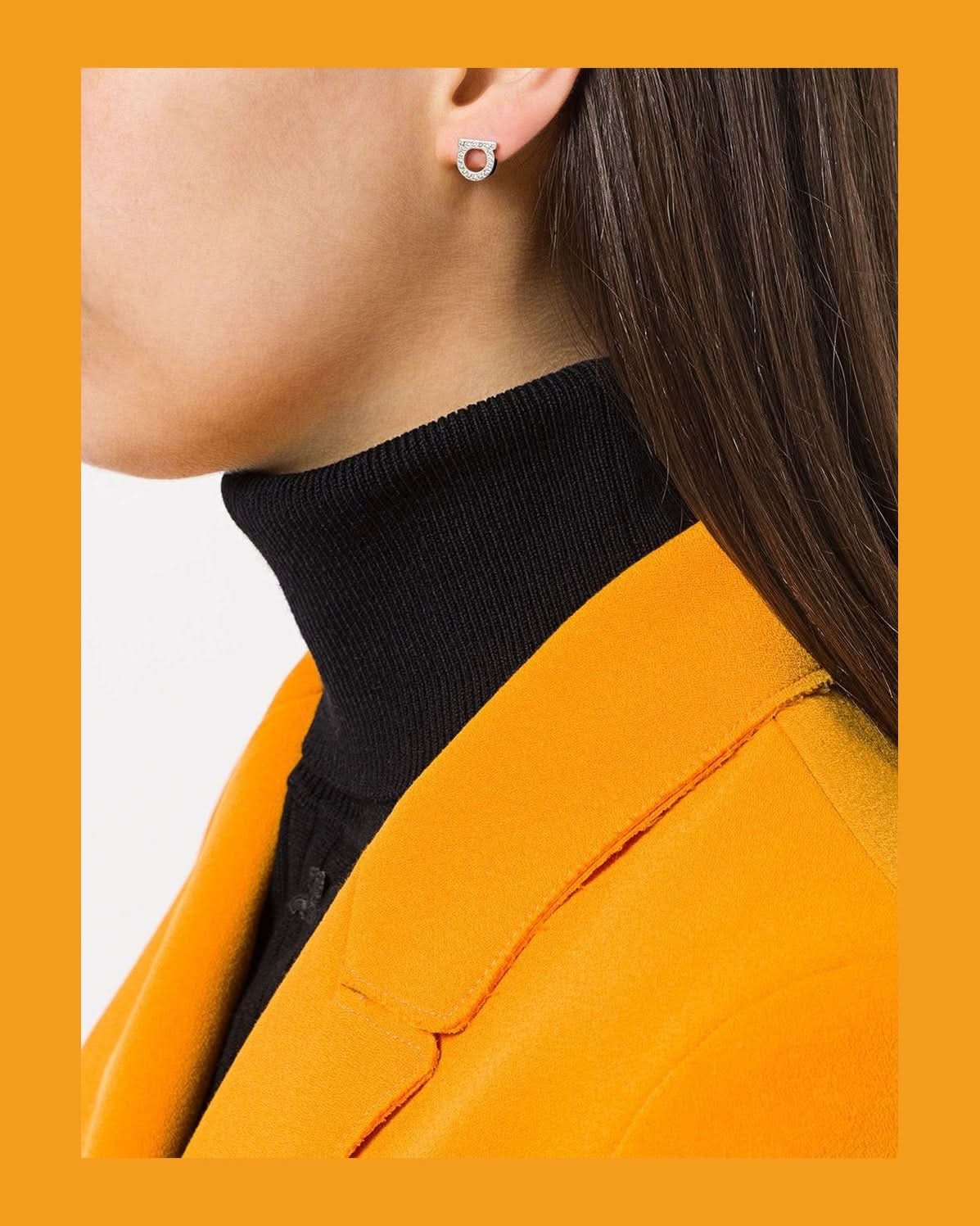 Ferragamo Silver Bijoux Earrings Jewellery