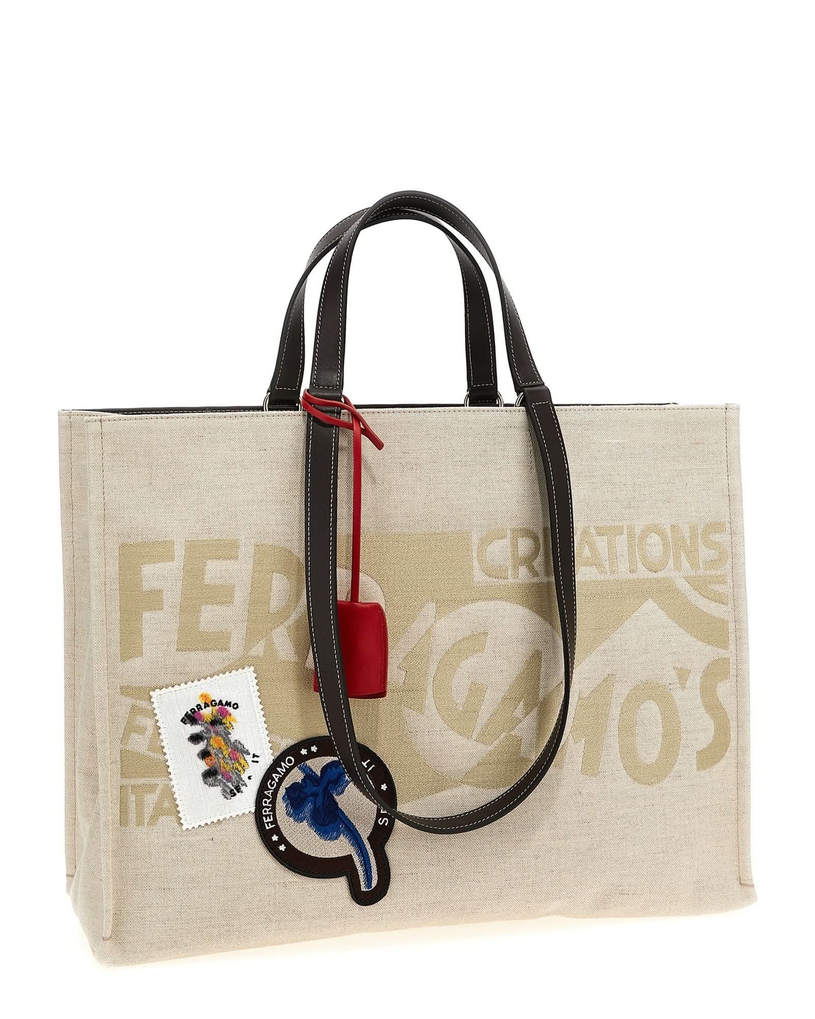 Ferragamo Tote Bag L Shopping Glam Steals