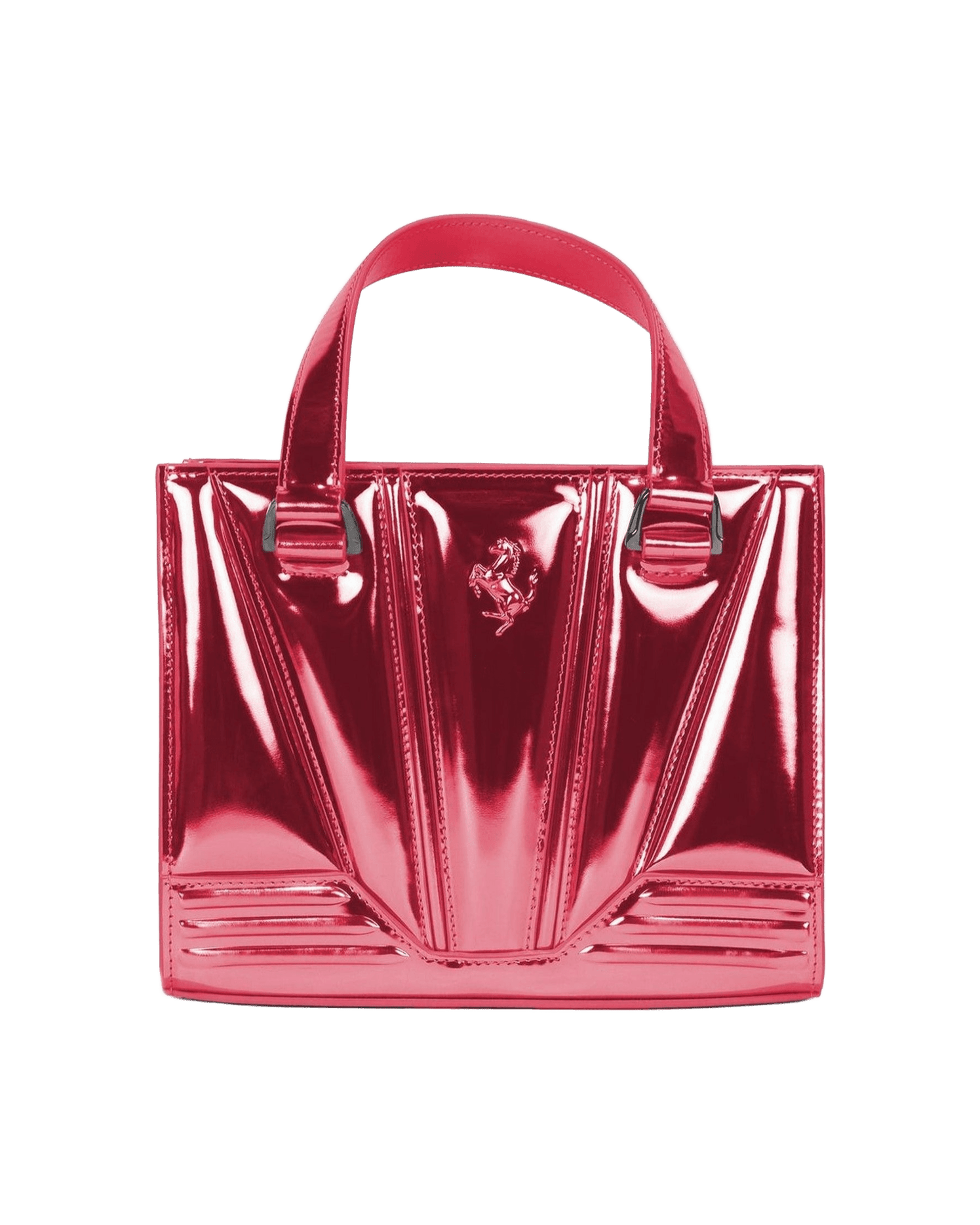 Ferrari Fuchsia Leather Handbag Glam Steals