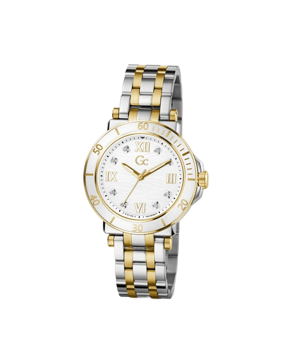 GC Gray Stainless Steel Dress Watch Watches