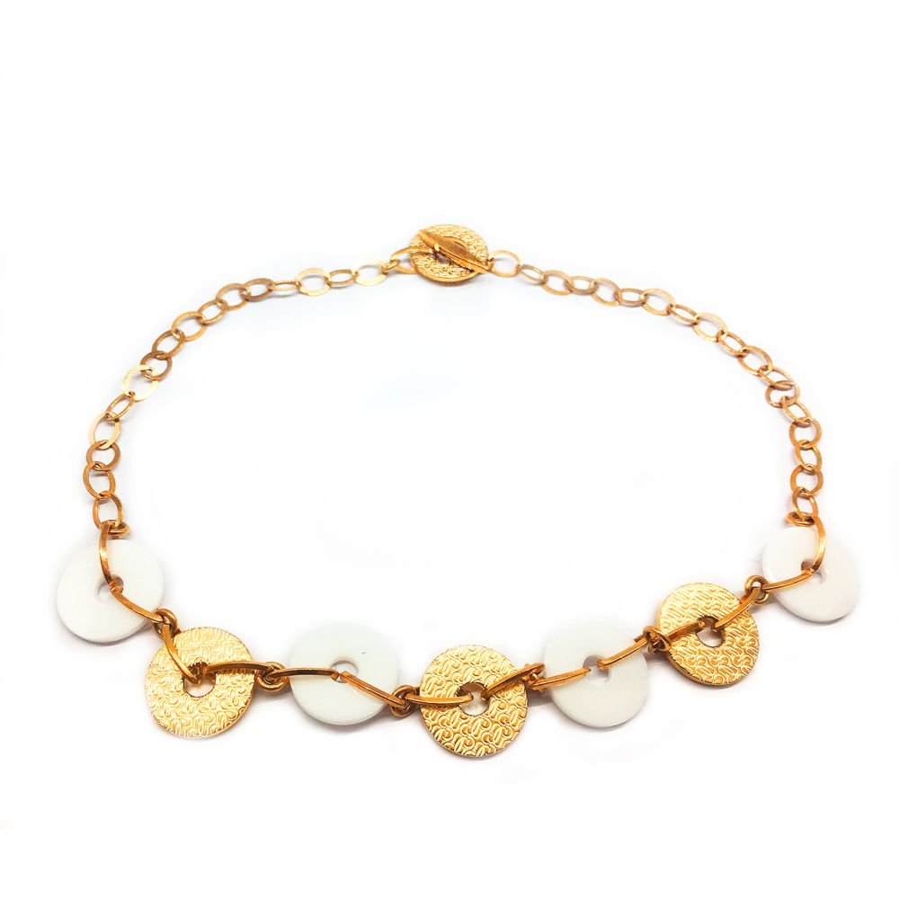 GC Rose Gold Stainless Steel Necklace Glam Steals