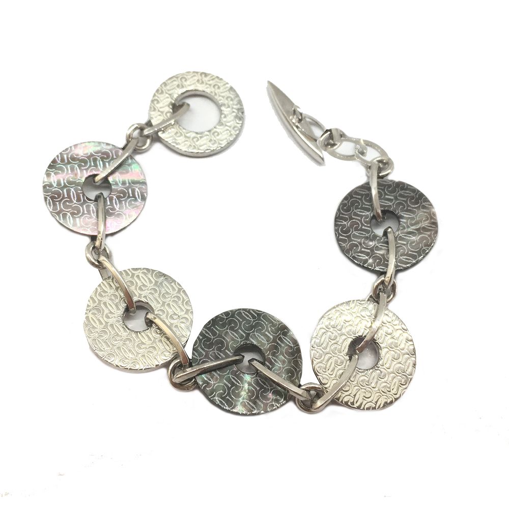 GC Silver Stainless Steel Bracelet Glam Steals