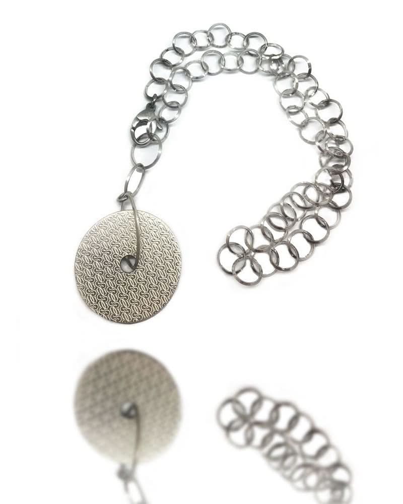 Gc Silver Stainless Steel Necklace Necklaces