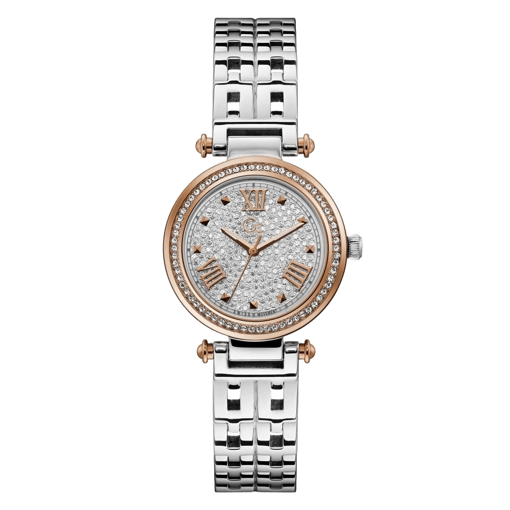 GCDS Silver Gc Stainless Steel Dress Watch Glam Steals