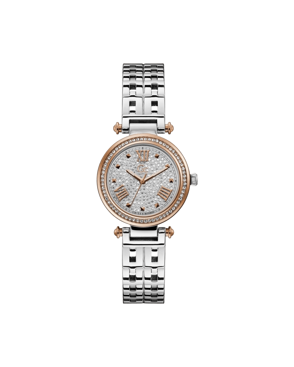 Gc Silver Stainless Steel Dress Watch Watches