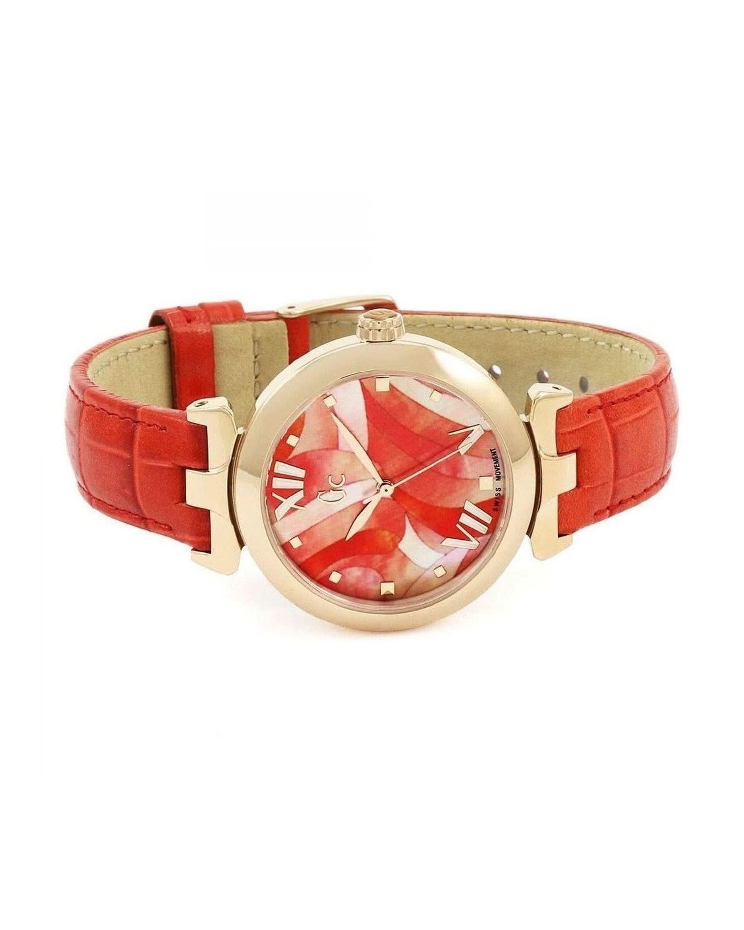 Gc Leather Orange Watch Watches