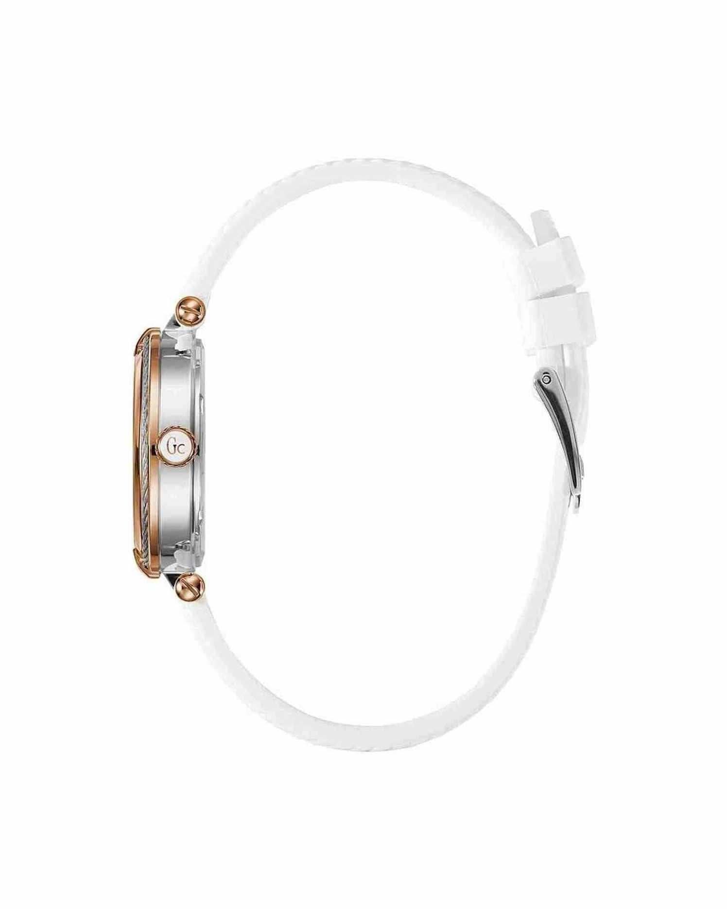 Gc White Synthetic Watch Watches