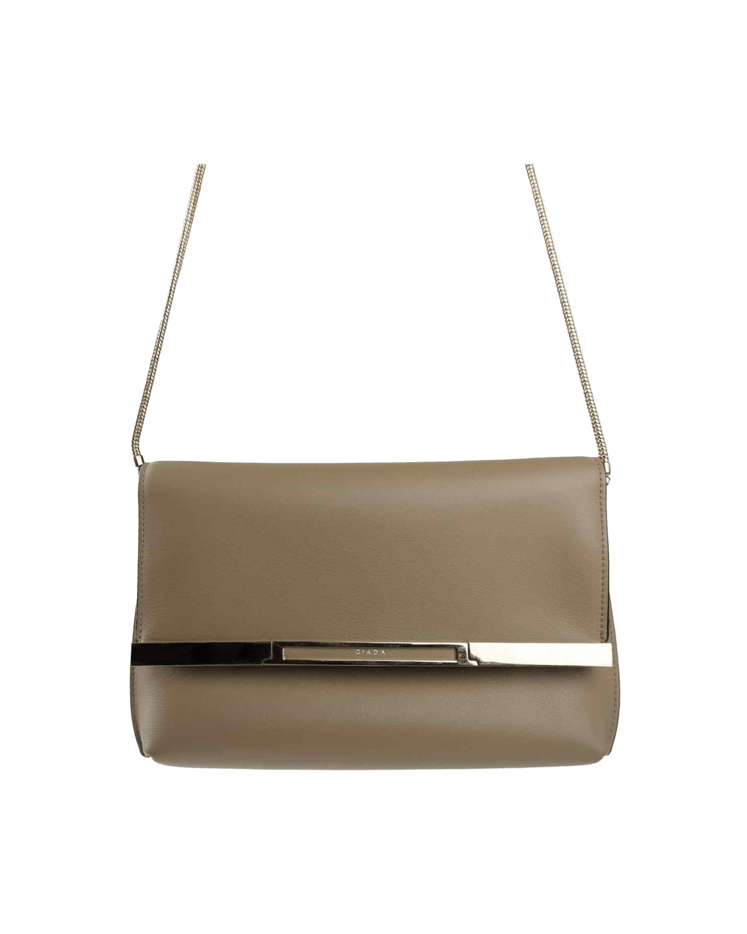 Giada Leather Beige Crossbody Bag Glam Steals