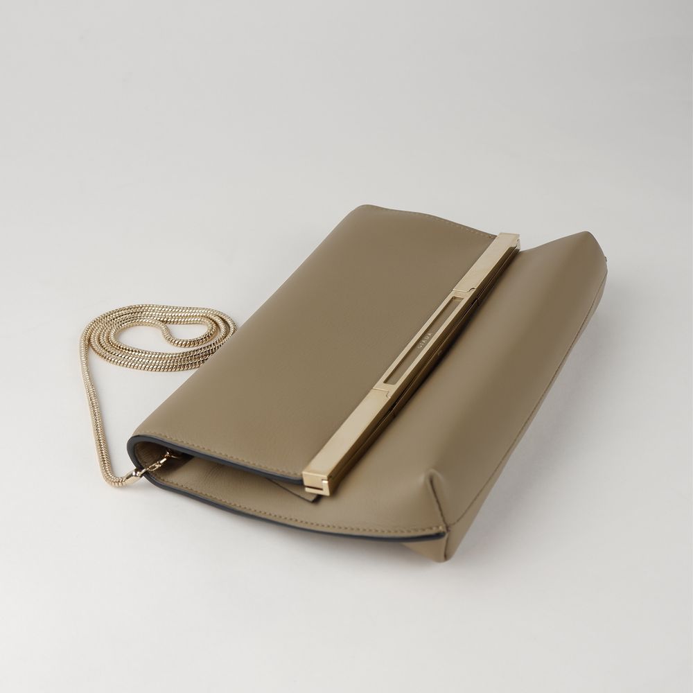 Giada Beige Leather Crossbody Bag Glam Steals