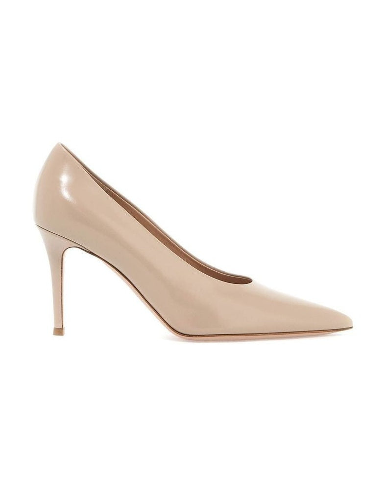 Gianvito Rossi Beige Calfskin High Heel Pumps Glam Steals