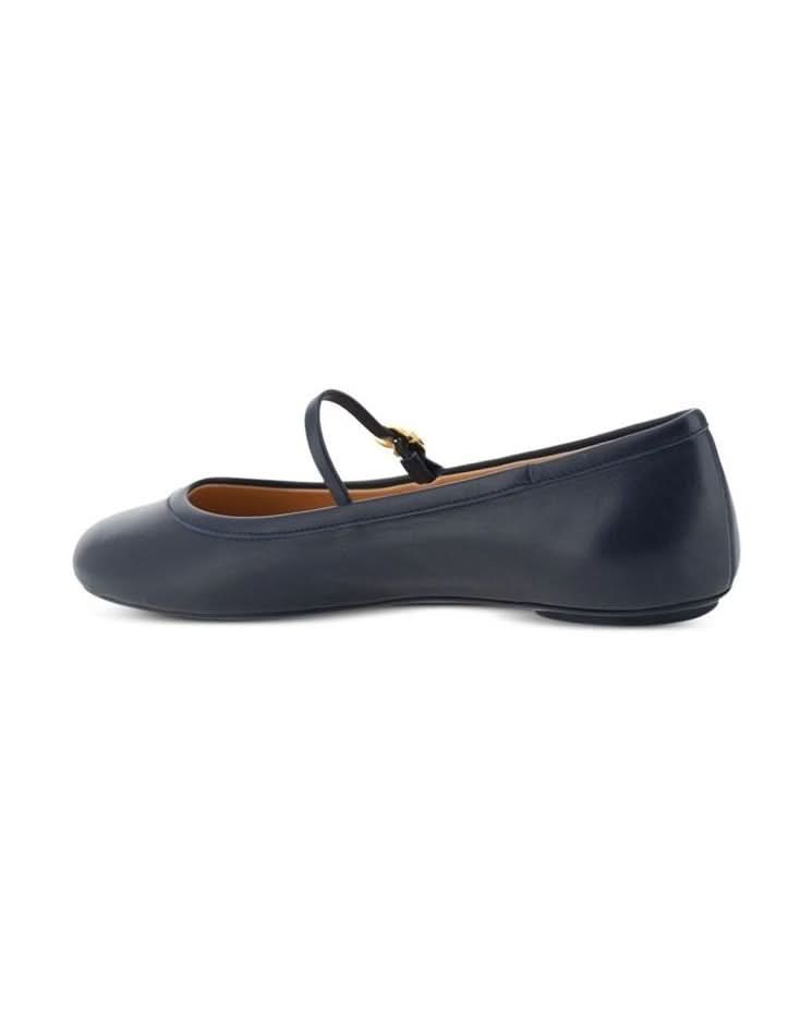 Gianvito Rossi Blue Ballet Flats