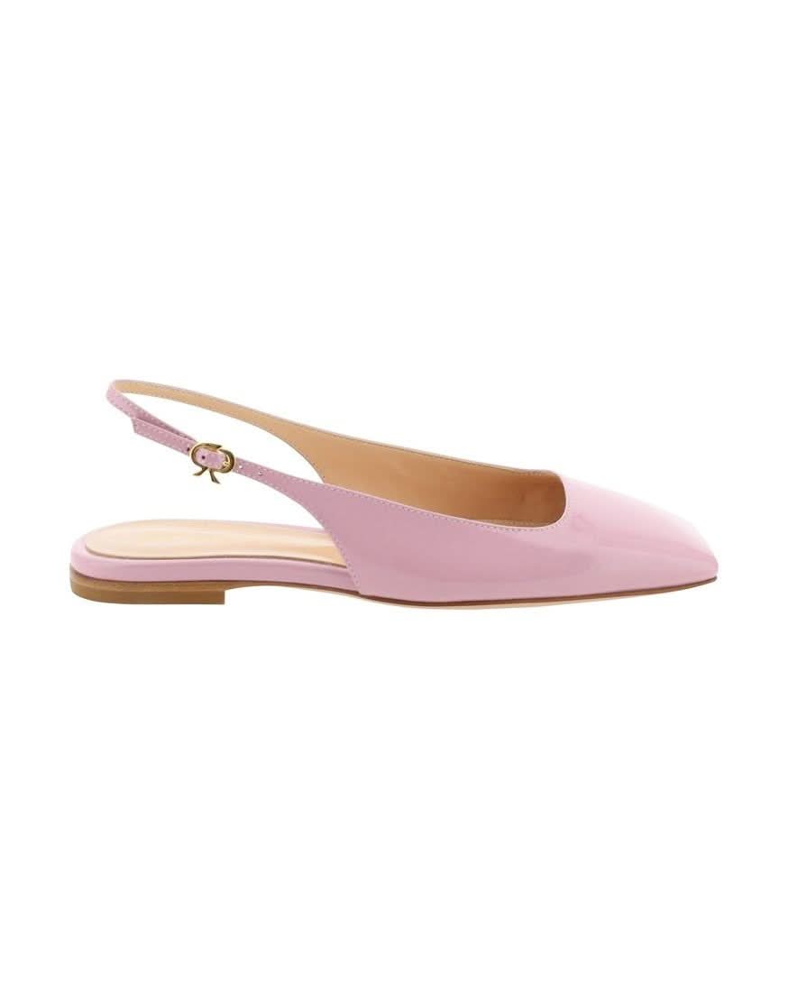 Gianvito Rossi Calfskin Strap Sandals Flats