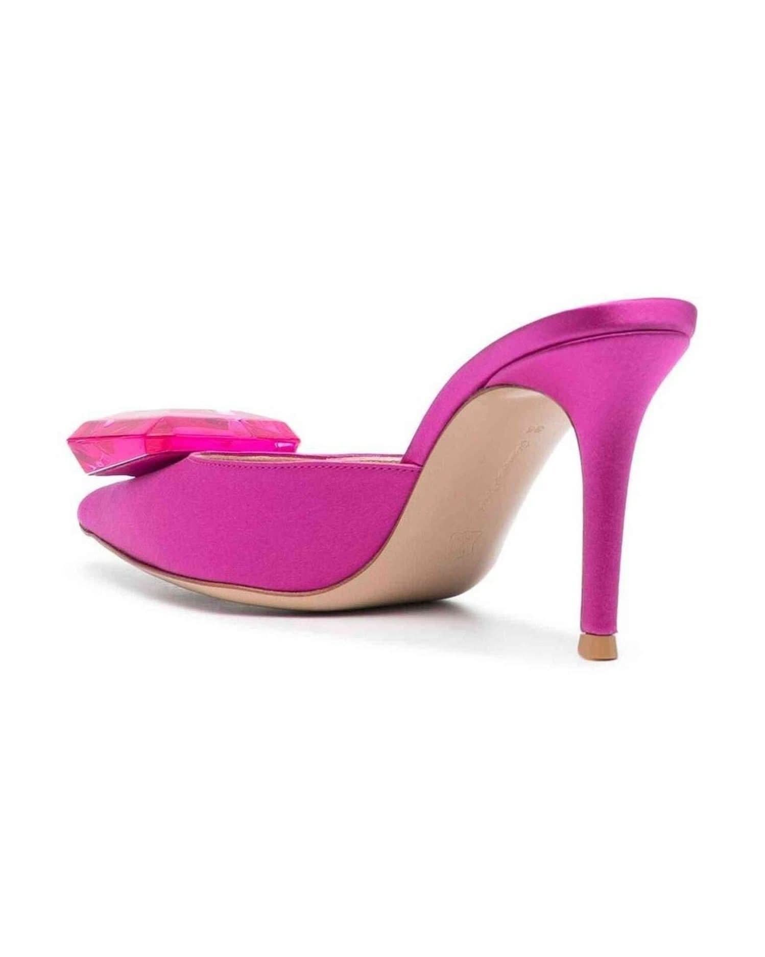 Gianvito Rossi Fuchsia Heel Heels