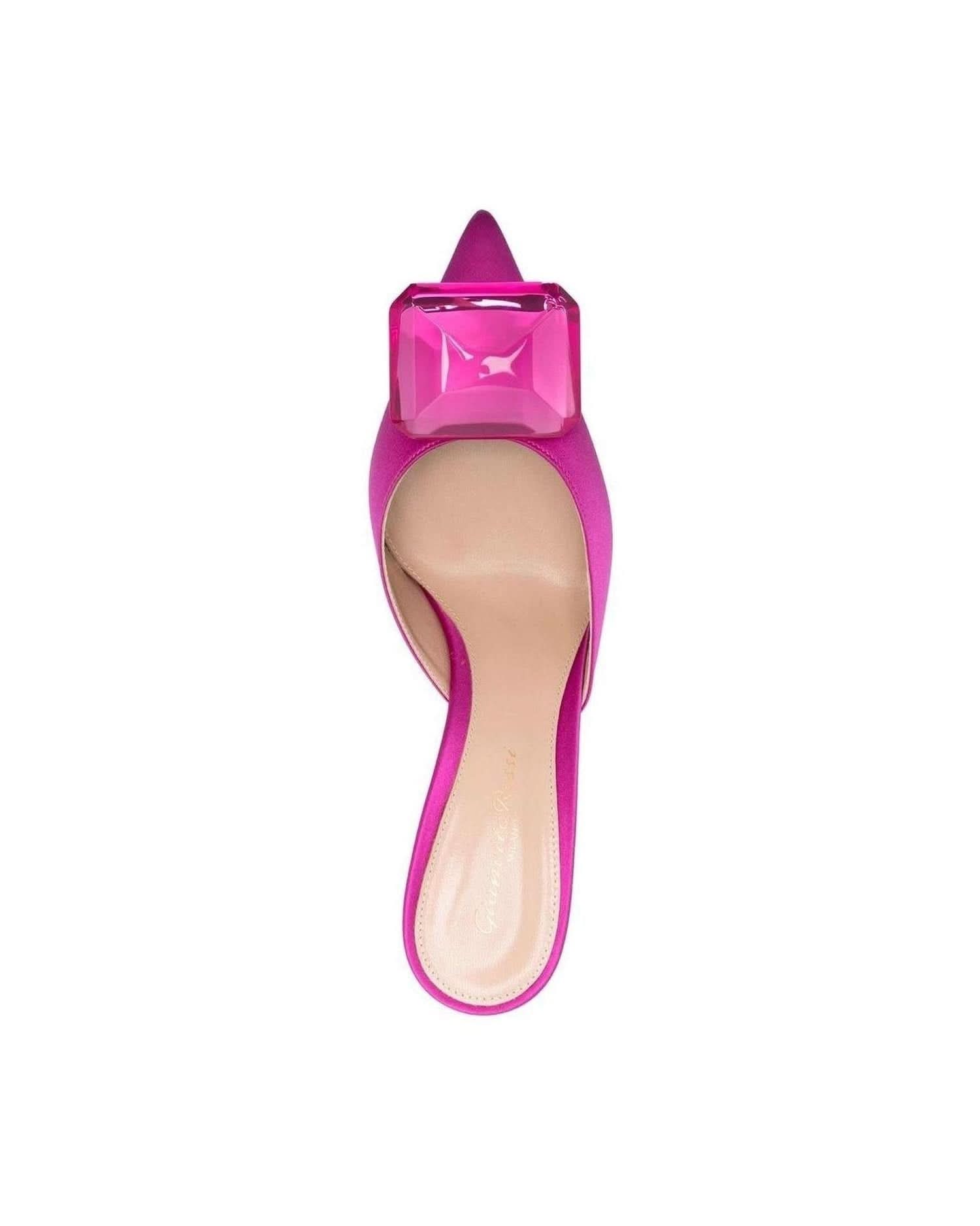 Gianvito Rossi Fuchsia Heel Heels