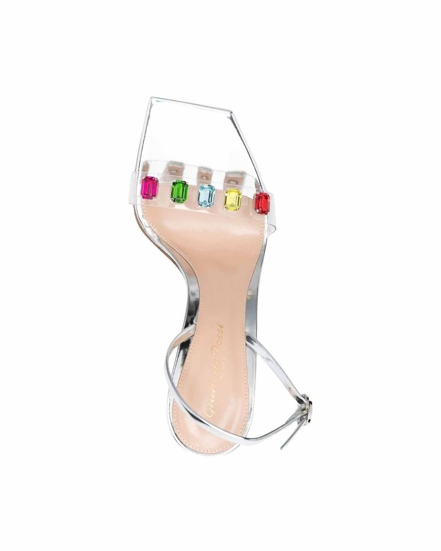 Gianvito Rossi Grey Sandals Heels