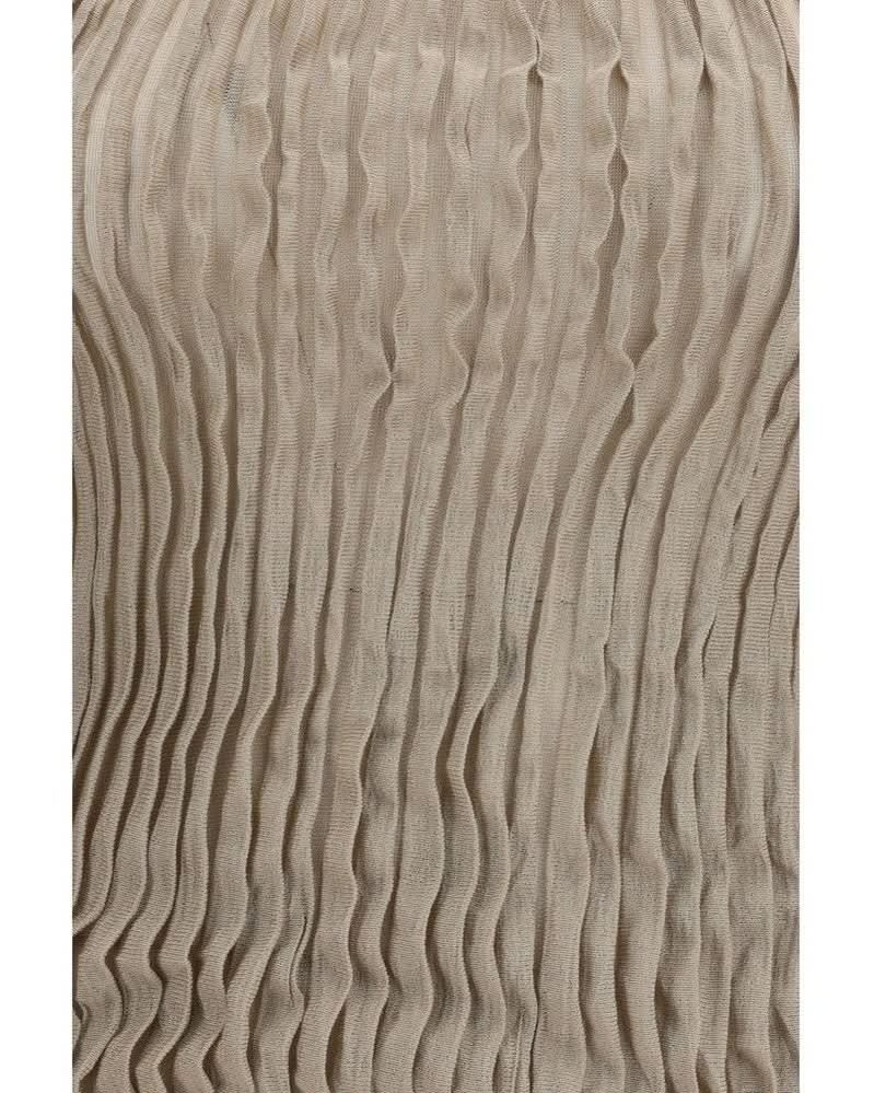 Giorgio Armani Beige Silk Tank Top Glam Steals