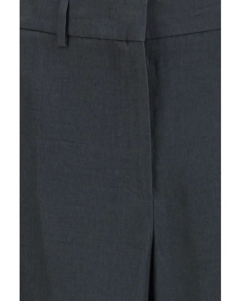 Giorgio Armani Brown Linen Casual Pant Glam Steals