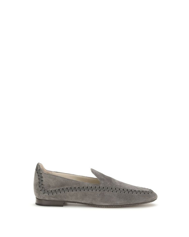Giorgio Armani Gray Calf Leather Bos Taurus Slip On Loafers Glam Steals