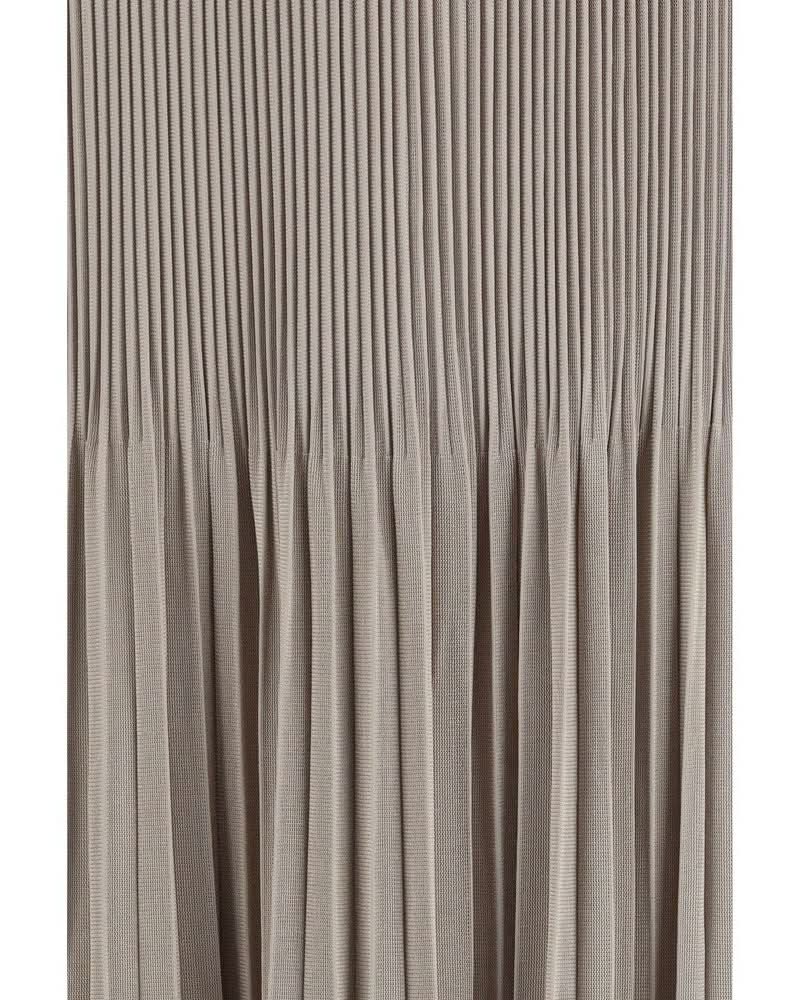 Giorgio Armani Gray Viscose Midi Skirt Glam Steals