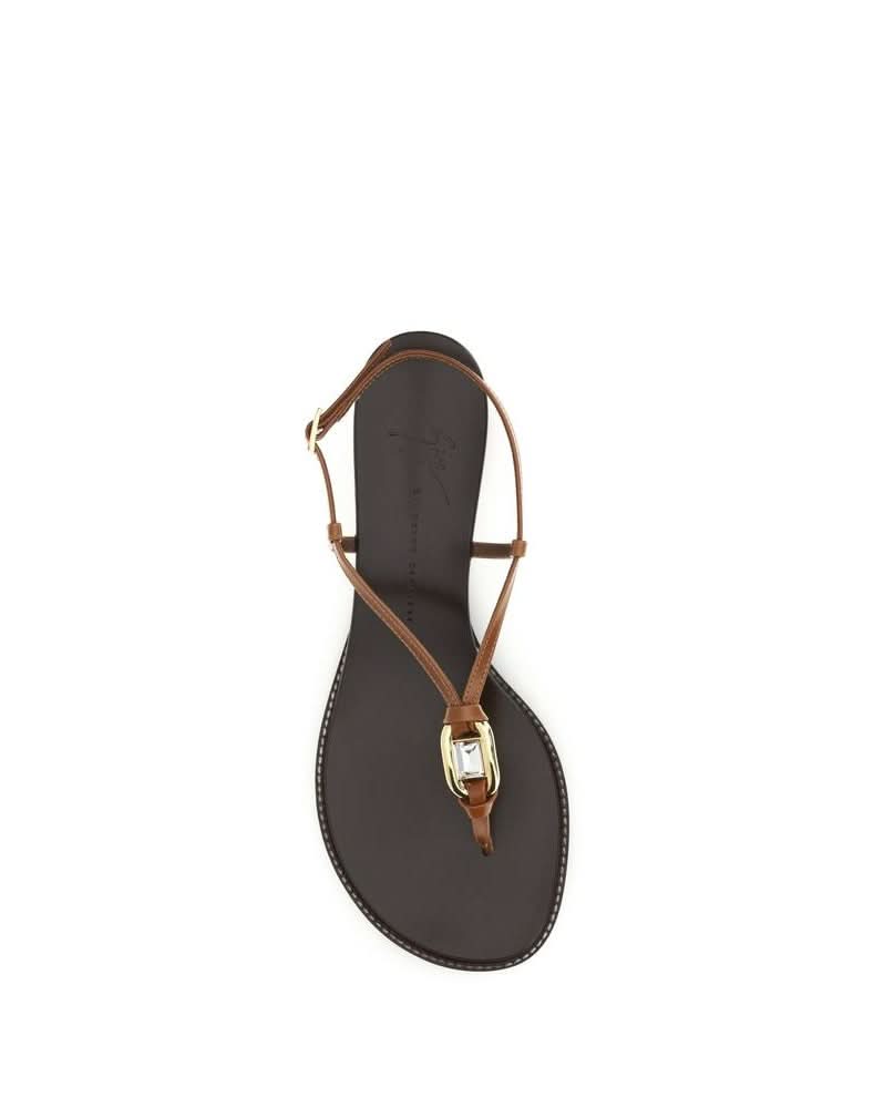 Giuseppe Zanotti Brown Wedge Sandals Glam Steals